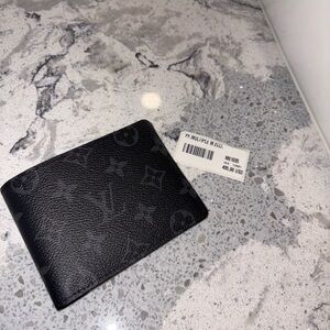 Louis Vuitton Black Monogram Eclipse Bifold Wallet